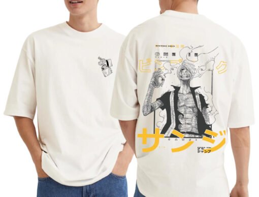 Sanji One Piece and Mortal Kombat t-Shirt Design, Manga Shirt, Sanji Shirt, New Anime t-Shirt, Anime Gift for boy, Anime Birthday Gifts.