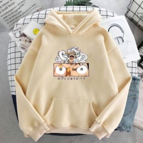 Luffy Joy Boy Mens Anime Graphic Hoodie