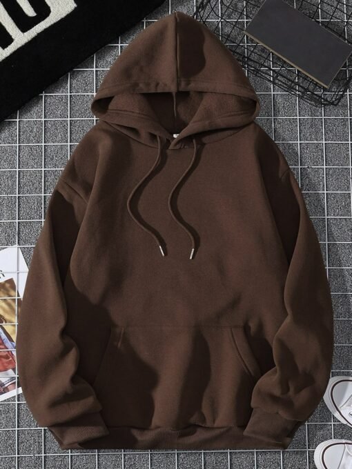 Women Classic Dark Brown Hoodie